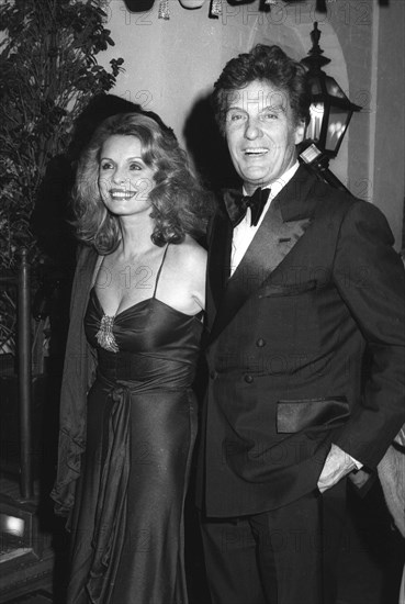 Robert Stack With His Wife Rosemarie Stack