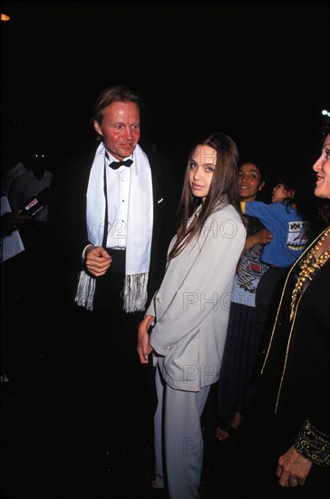 Angelina Jolie With Father Jon Voight
