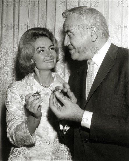 Donna Reed And Lorne Greene