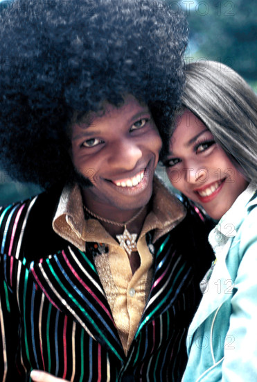 Sly Stone and His Wife Kathy