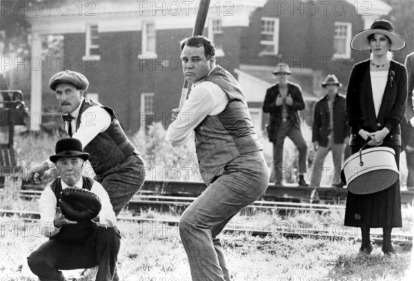 Jan. 1, 2011 - JOHN FINNEGAN, ROBERT DUVALL, JOE DON BAKER AND BARBARA HERSHEY IN A SCENE FROM ''THE NATURAL''..1984.(Credit Image: © Globe Photos/ZUMAPRESS.com)