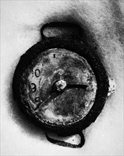 A watch stopped at 08:15 AM found in Hiroshima 1945