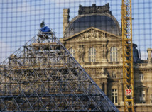 Les travaux du Grand Louvre il y a 35 ans